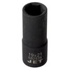 JET 682939 1/2-inch Drive Impact Flip Socket, 19mm x 21mm,