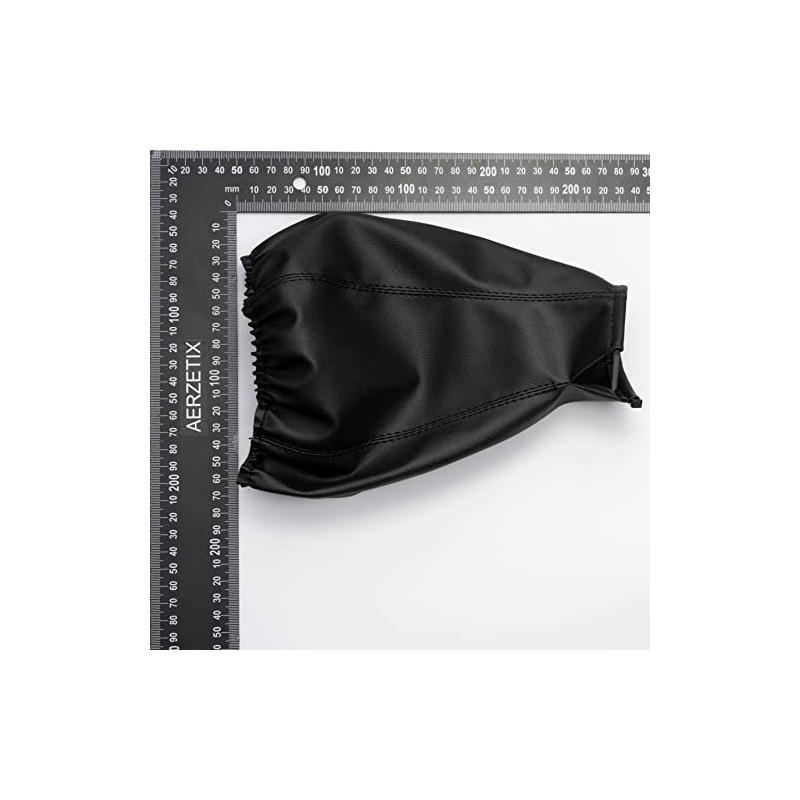 AERZETIX - Gear Stick Gaiter Imitation Leather Black for Car