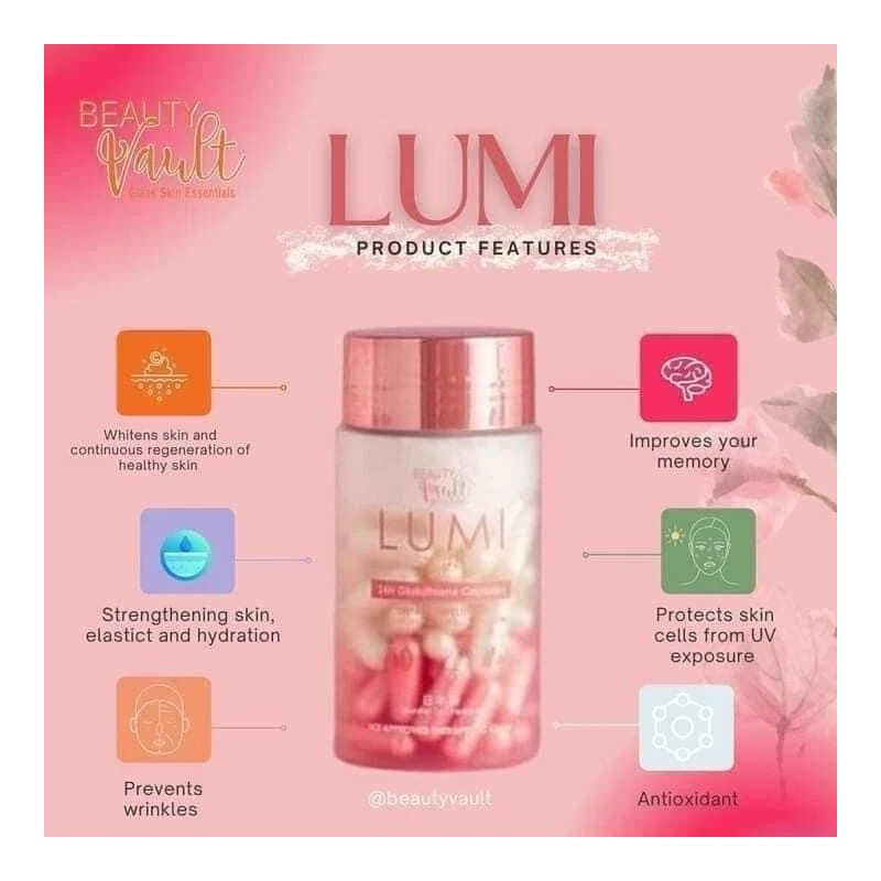 Beauty Vault LUMI 24H Glutathione Capsules (Louise Beauty Box )