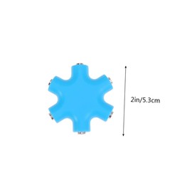 FELTECHELECTR 5-Way Headphone Splitter 3.5mm Audio Adapter 6 Port Earphone Splitter for Headphones Phone Music Player Random Color