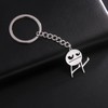 Dreamtimes Skeleton Smiley little Man Sign Language Keychain Finger Medium