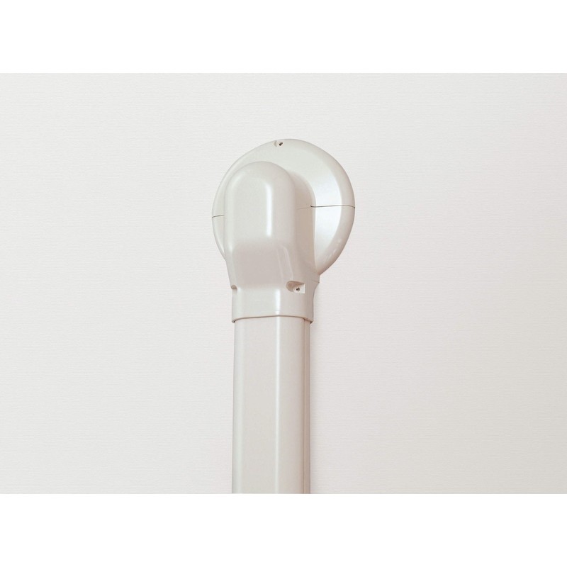 Inaba Denko LDWM-90-B Cosmetic Pipe Cover for Wall Corner Air