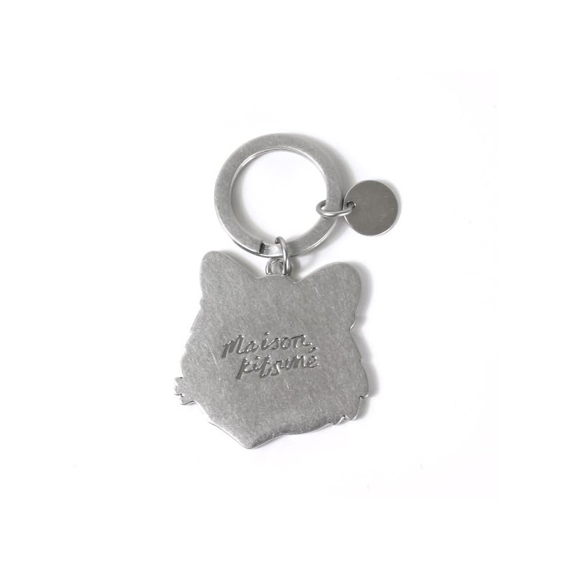 Maison Kitsune MM06904AM1002 P261 Bold Fox Head Keyring Keyring Keychain