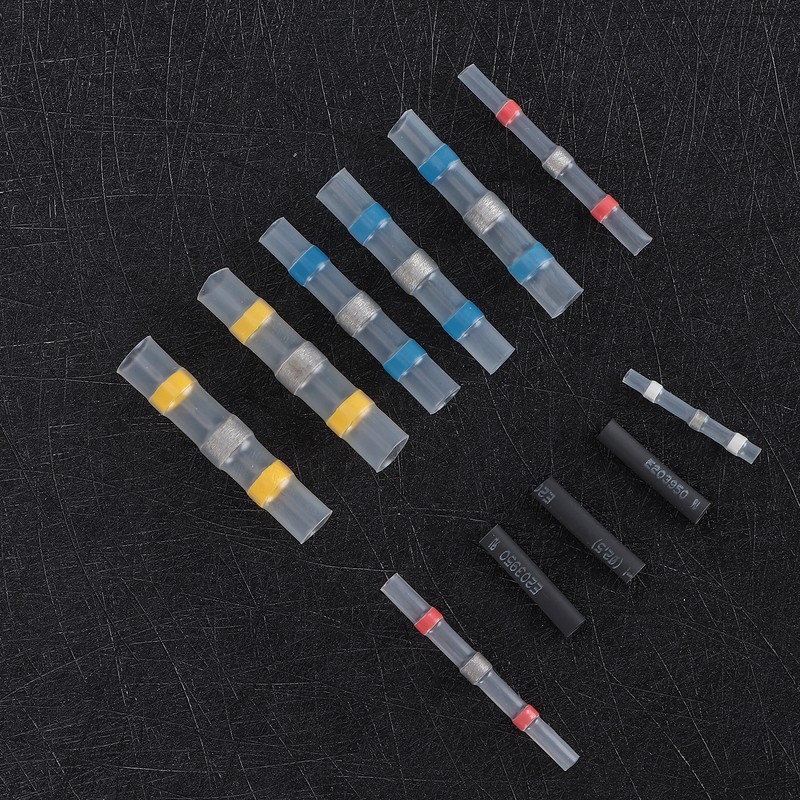 500pcs Heat Shrink Tube Butt Connectors Set Solder Seal Electrical