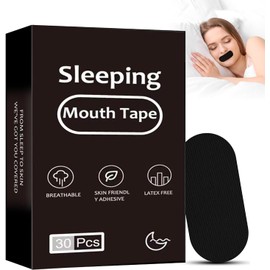Yakiter 30 Tiras Cintas Bucales Antirronquidos para Dormir,Corrector de Respiración Nasal Sin Residuos,Reduce Ronquidos y Mejora la Respiración Nasal 