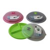 4-Pack Divided Microwave Plates with Vented Lids – BPA-Free, Stackable