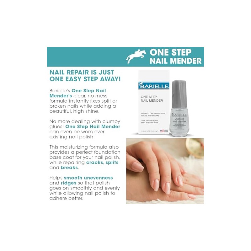 Barielle One Step Nail Mender - Repara uñas divididas, astilladas