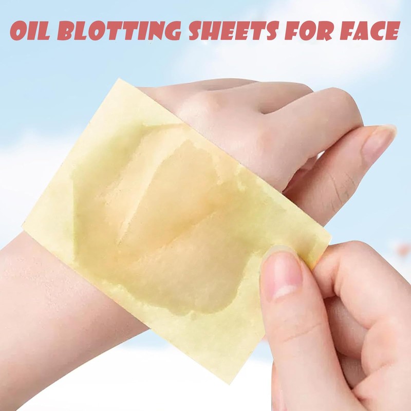 500 PCS Blotting Paper for Oily Skin, Oil Blotting Sheets