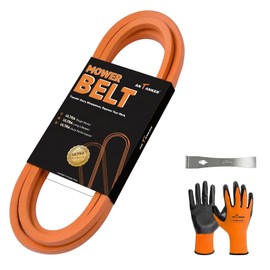Antanker 532130969 592855201 584444701 130969 Drive Belt Replacement, Heavy-Duty Premium Aramid Cord Belt for Husqvarna Craftsman Poulan AYP Lawn Tractor, Orange Kevlar Belt, 1/2" x 92-7/16"