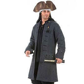 Jack Sparrow Pirate Renaissance Medieval Mens Costume Coat (Medium)