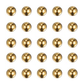 sourcing map 40pcs 8mm Precision Solid Brass Bearing Balls for Bearings Valves Decoration