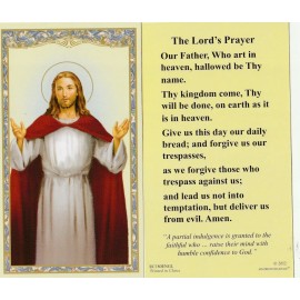 +Holy Card~"The Lord's Prayer" *Prayer on Back- (HC21-S3}
