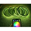 FIA 4pcs 6.5'' RGB LED Speaker Lights For Car Truck