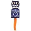 Kit Cat Klock Galaxy Blue White Bow Tie and Orange