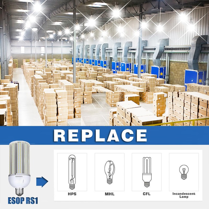 DJDTDTY 2 Pack, Super Bright 100Watt LED Corn Bulbs, E26