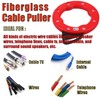 30M Fiberglass Fish Tape Reel Puller Conductive Electrical Cable Puller