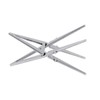 Foldable Alcohol Stove Pot Stand,Stainless Steel Crossing Pot Holder,Camping Kettle