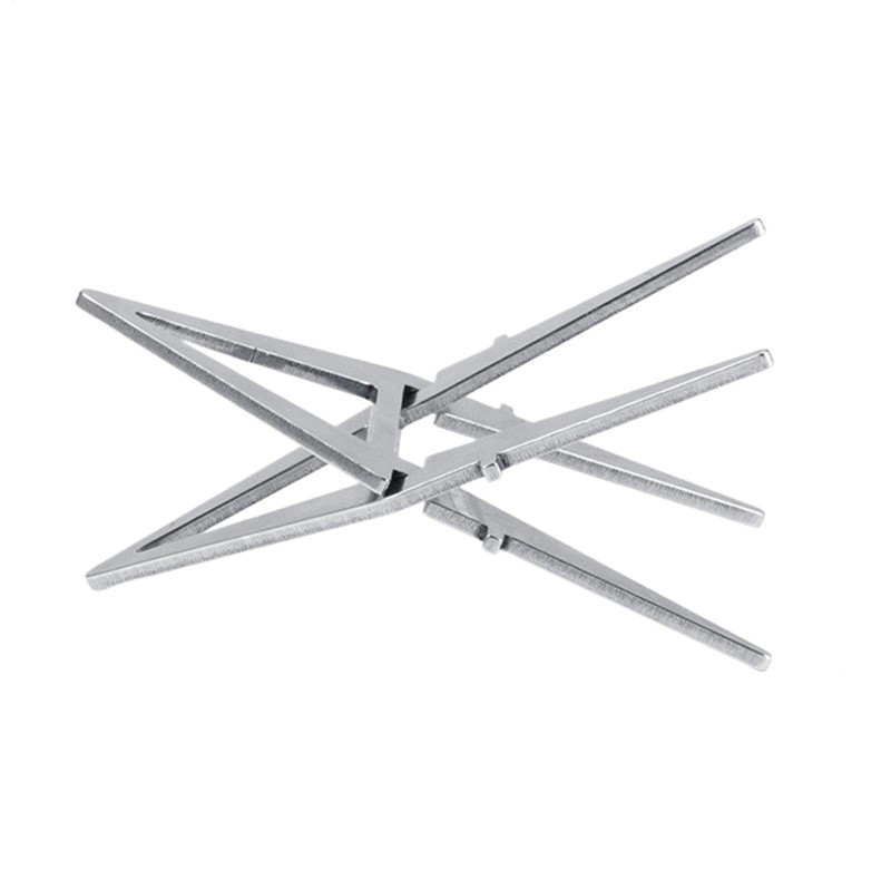 Foldable Alcohol Stove Pot Stand,Stainless Steel Crossing Pot Holder,Camping Kettle