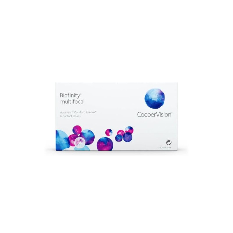 Biofinity Multifocal D-Profile Monthly Lenses Soft Pack of 6 /