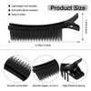 2-Pack Black Grip Hair Clips – 5.7" x 1.37" Sectioning