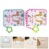 ORFOFE 2pcs Photo Album Soft Cloth Keepsake with for Newborns