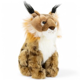 Carl Dick Lynx sitting 25cm, Plush Toy, Soft Toy, Stuffed Animal 3716