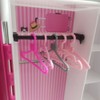 E-TING 60 Pcs Mini Doll Clothes Hangers - Plastic Mixed