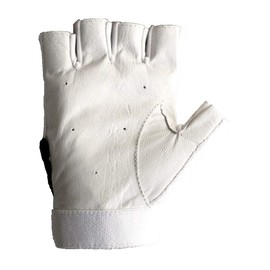 Verri | Guante Derecho para Tenis, Squash, Racquetball, Frontenis con Palma en Piel de Cabra, Adultos, Blanco, EXCH