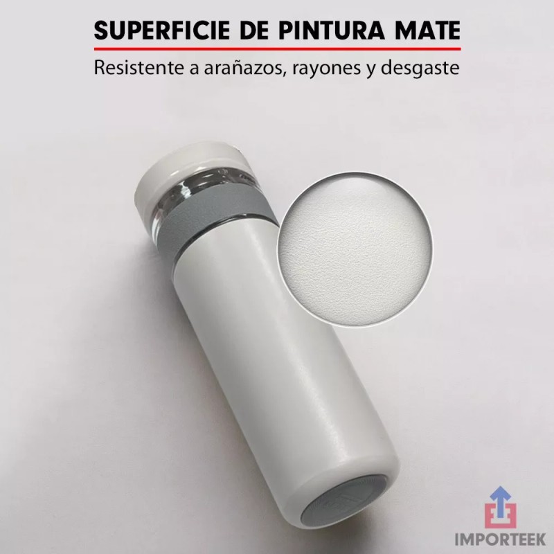 Importeek 5pz Termo Digital Lector Temperatura Acero Filtro Te 480ml