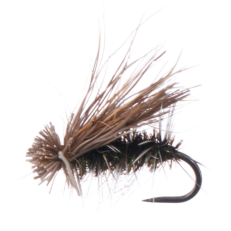 Bassdash Complete Fly Fishing Bristle Flies in Case Stream Tenkara