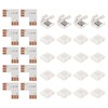 BTF-LIGHTING 10 Sets 3PIN 10mm 0.39in Width Right Angle L