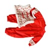 Chinese New Year Baby Romper Cotton Vintage Coil Buckle Festive