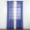 Stylemaster Elegance Voile Rod Pocket Panel, 60 by 63-Inch, Cobalt