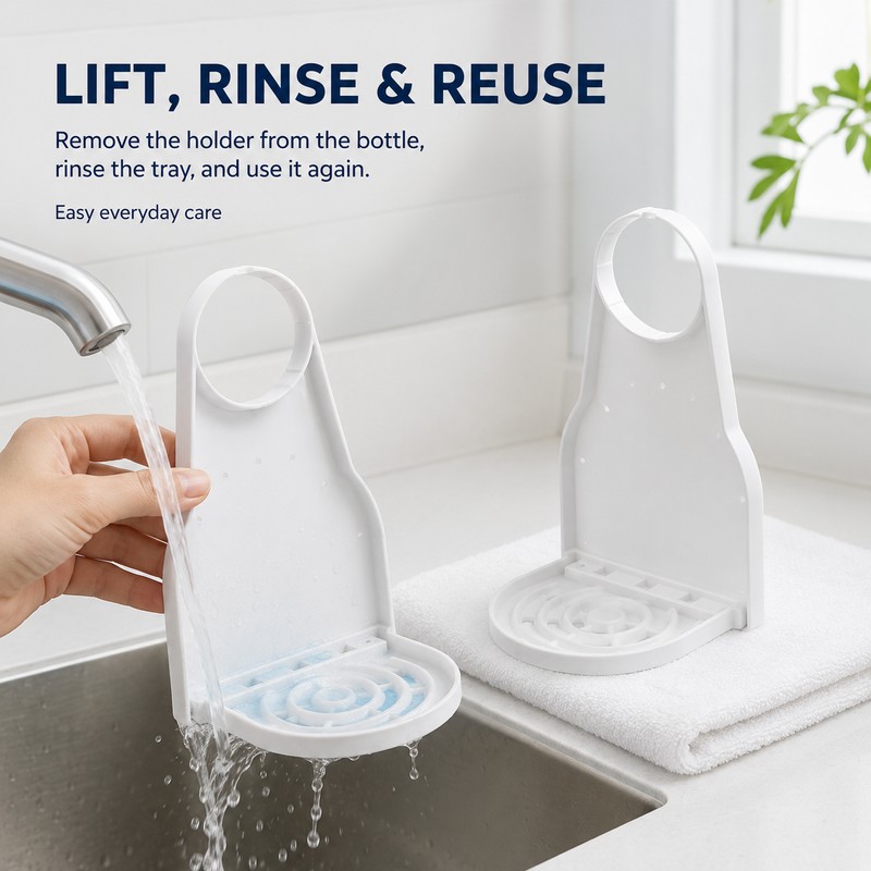 Laundry Detergent Cup Holder for Spill Control – 2PCS Drip