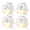 AUVON Plug in Night Light with Motion Sensor and Dusk