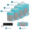 Apexillio Compression Packing Cubes 6 Pcs, Travel Luggage Organizer Accessories