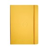 A5 Index Notebook Hardback Leatherette Cover 8mm Ruled Margin A-Z
