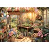 CREAFOMIFE 1000 Piece Jigsaw Puzzle for Adults Flower House