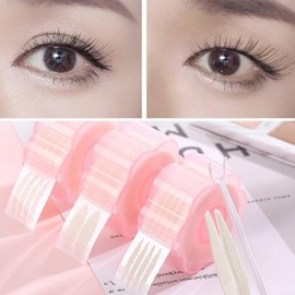 Nude Double Eyelid Tape Bulk Set & Beauty Tools Makeup Tool Type C - Curved 15ea