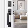LOQRON Front Door Handleset Heavy Duty Door Handle and Deadbolt