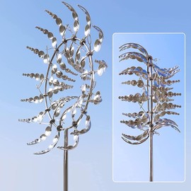Magic Windmill, 3D Unique Metal Windmill, Unique for Outdoor Patios, for Patio, Lawn & Garden Decoration, Ornaments