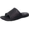 Totes Womens Everywear Ara Slide Sandal, Black, 8 US