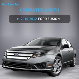 AutoBeeDen 4-Pack Hubcaps Wheel Covers Compatible with Ford Fusion 2010 2011 2012, AE5Z1130D, 17 inch 17" (Silver Color)