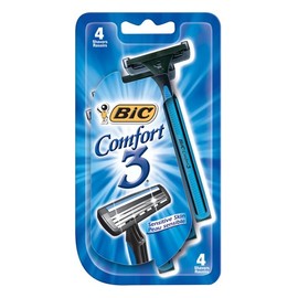 BIC Comfort 3 Men Shaver, 4 Count