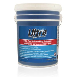 Ultra Professional ™ 5 Gallon Pot & Pan Dishwashing Detergent Dish Cleaning Liquid, Fresh Scent, Blue - Powerful Grease Remover
