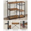VASAGLE Baker's Rack, Microwave Stand, Kitchen Storage Rack with Wire