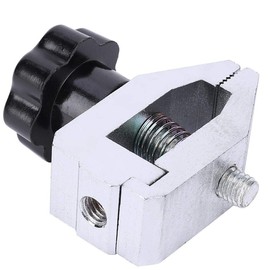 Fafeicy SJJ-01 Push Pull Force Device, 500N High Load Capacity Stainless Steel Jaw Clamp Pressure Tension Gauge Clamp for Traction Tester, Quick Clip