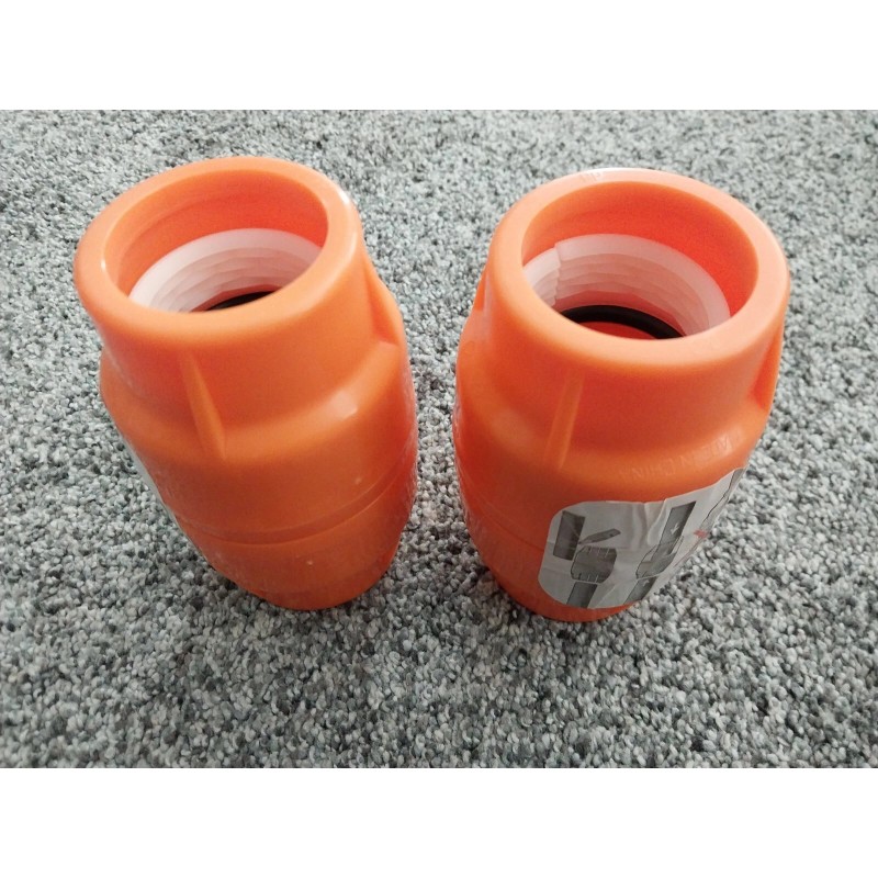 Dura-Line 1-1/4" Dura-Line 20001845 Orange Push Lock Conduit Coupler