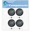 4-Pack W10314173 Dryer Drum Roller Replacement for Whirlpool WED6600VU0 Dryer