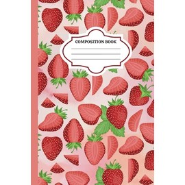 Strawberry and Mango theme Personal notebook: Aesthetic cute cover design | 6*9 inches | Wide ruled|110 Pages